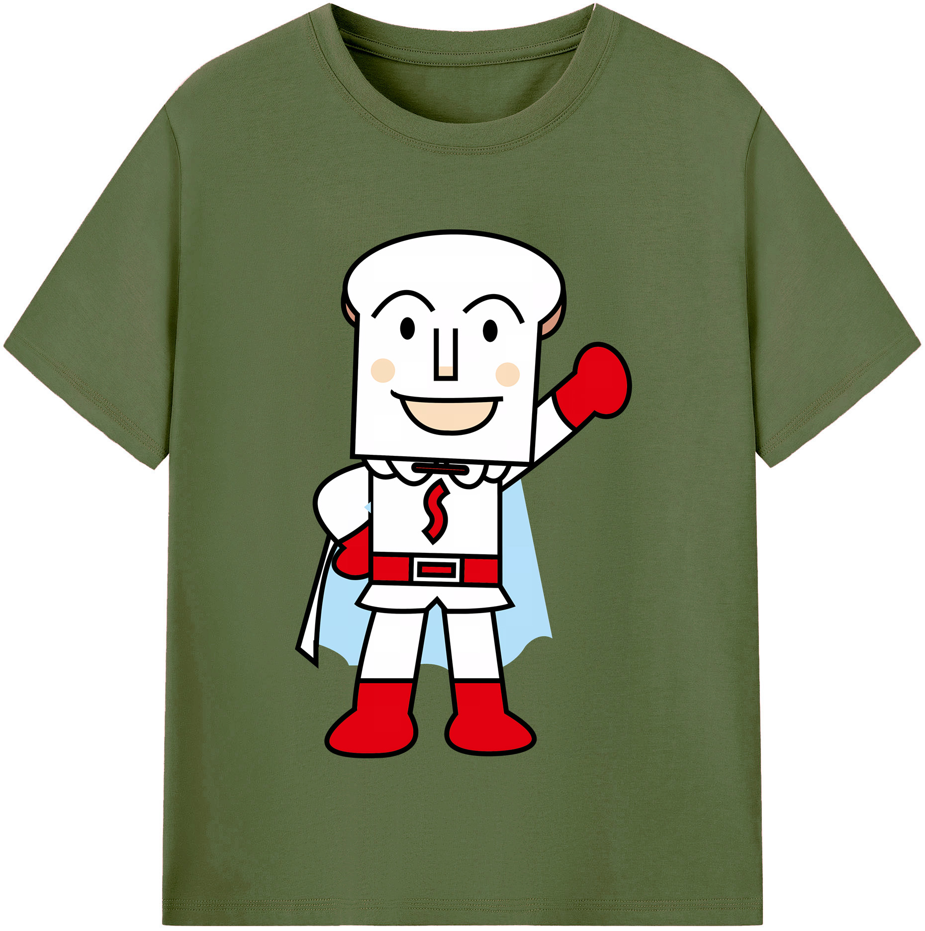 （画像用） アンパンマン Anpanman 綿100％半袖Tシャツ（フロントプリント）
